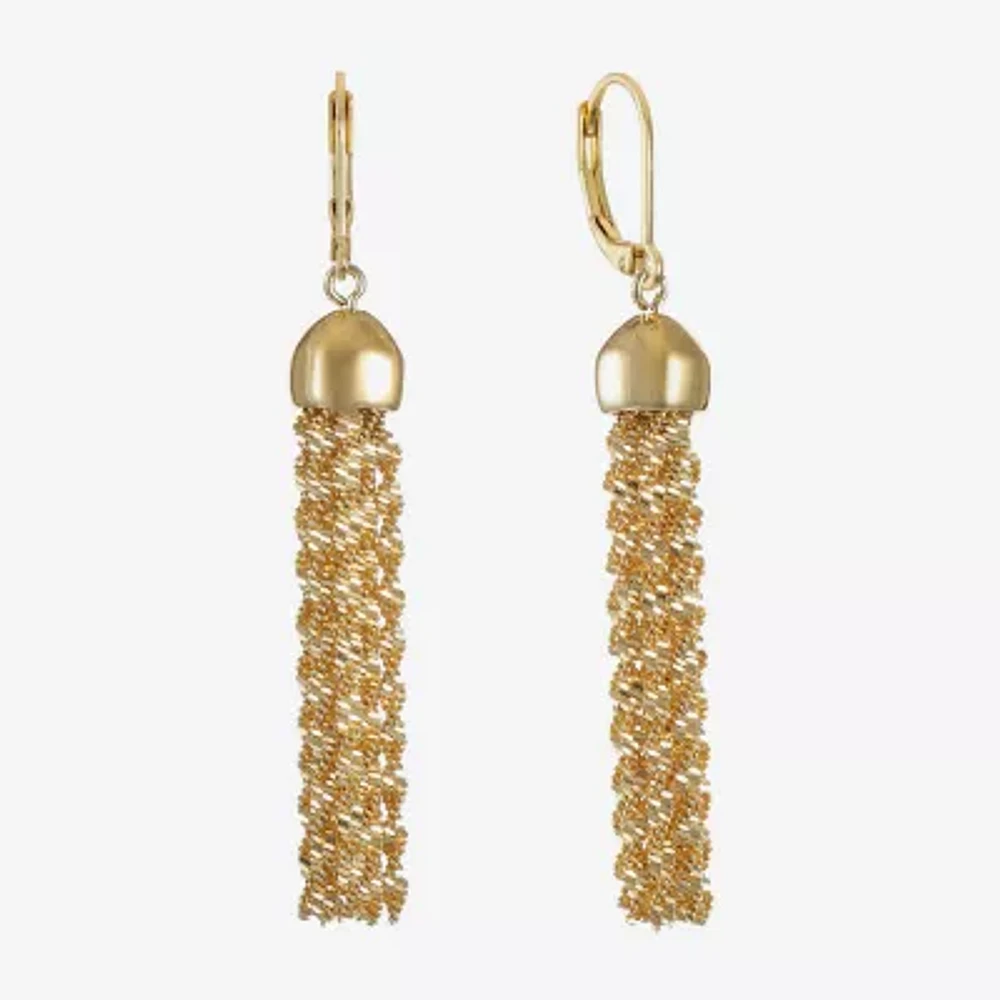 Monet Jewelry Tassel Womens Drop Earrings