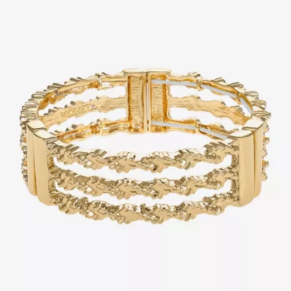 Monet Jewelry Twisted Womens Stretch Bracelet