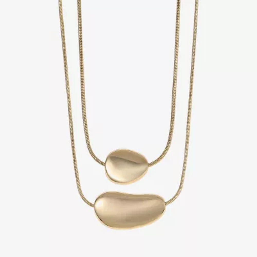 Liz Claiborne Womens 17 Inch Pendant Necklace