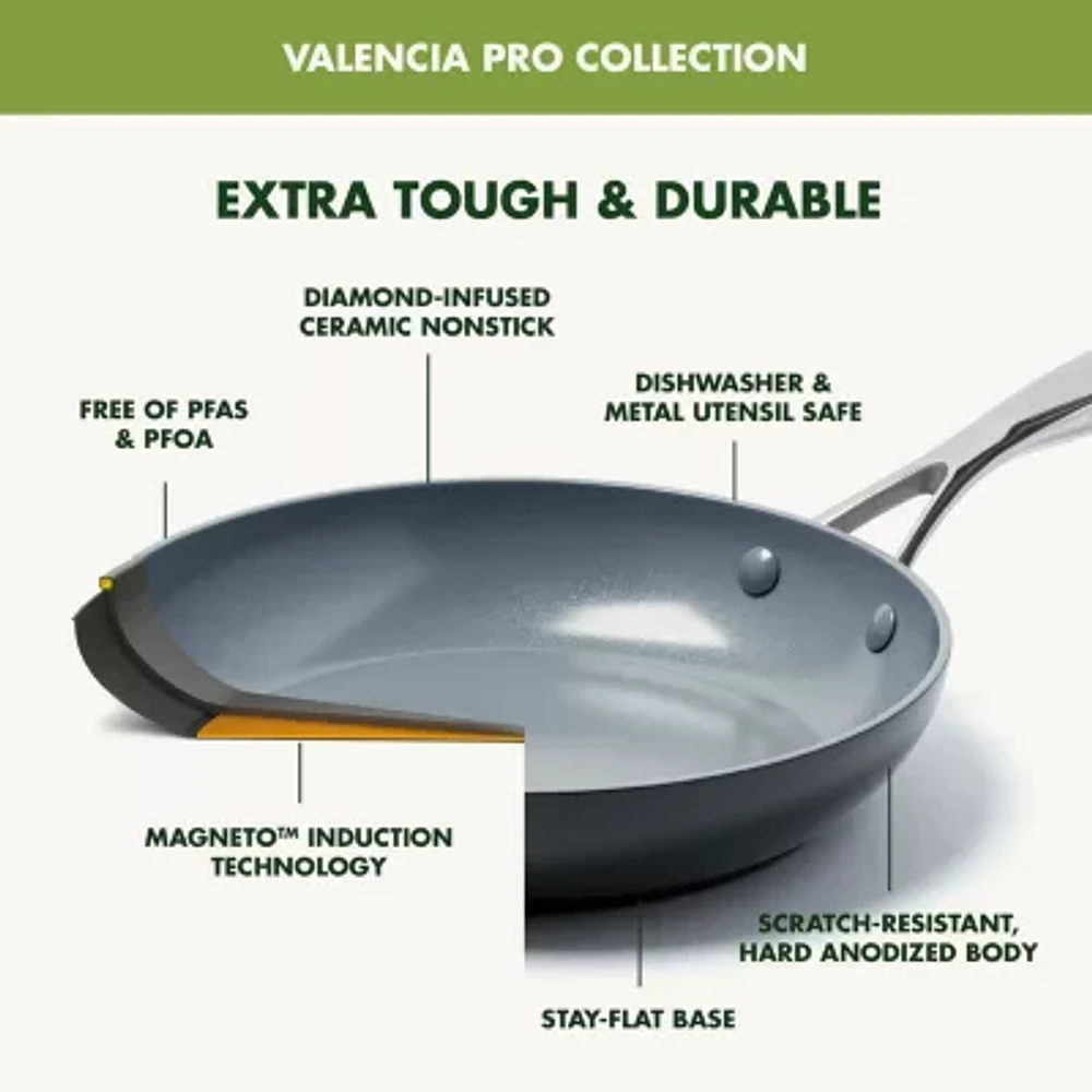GreenPan Valencia Pro 12 Frypan Hard Anodized Frying Pan