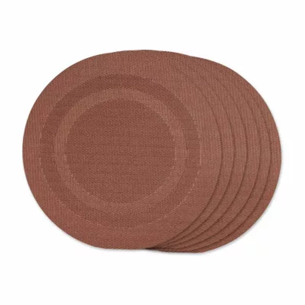 Design Imports Cinnamon Pvc Doubleframe 6-pc. Placemat