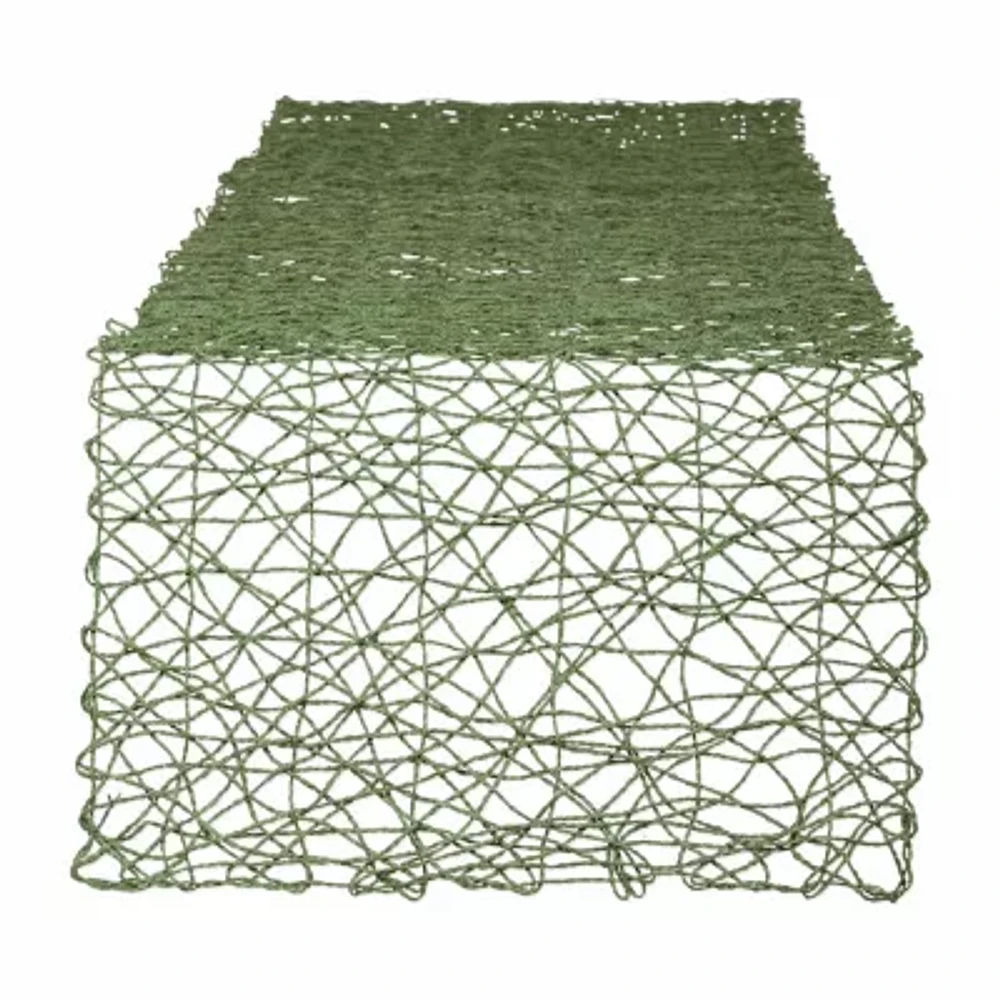 Design Imports Artichoke Woven Paper Table Runner