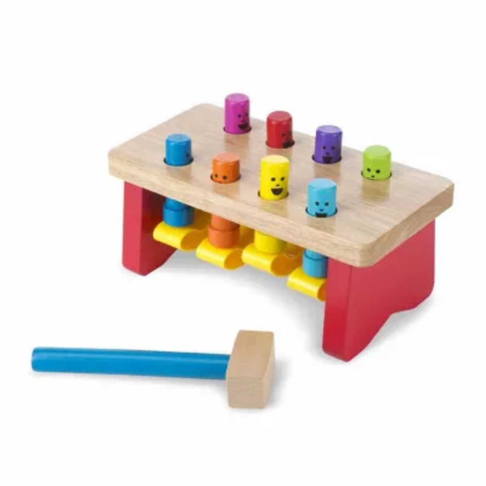 Melissa & Doug Deluxe Pounding Bench Interactive Toy