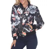 White Mark Womens Midweight Bomber Jacket