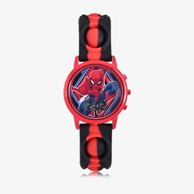 Spiderman Girls Digital Multicolor Strap Watch Spd4845