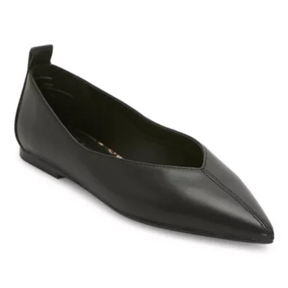 Worthington Vivianne Womens Pointed Closed Toe Ballet Flats