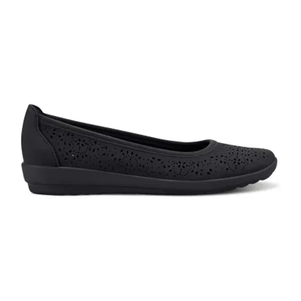 Easy Spirit Alessia Womens Square Closed Toe Slip-On Shoe