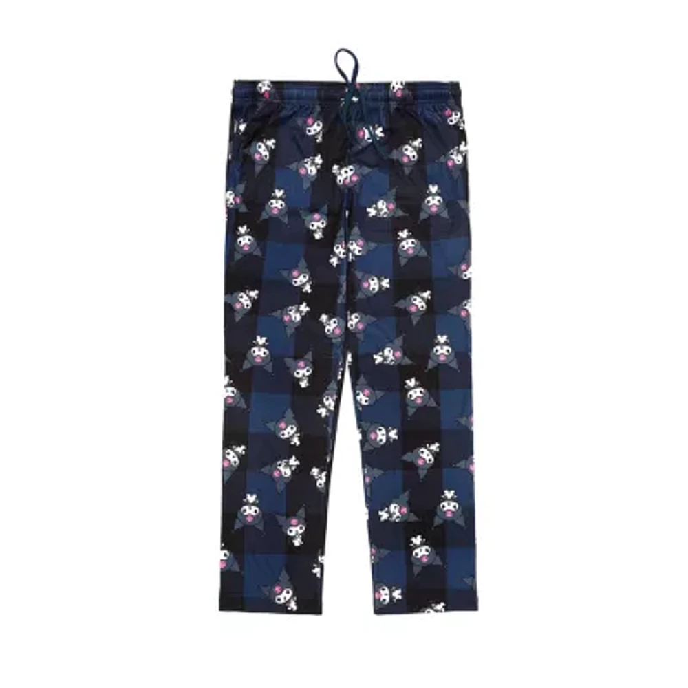 Womens Kuromi Plush Pajama Pants