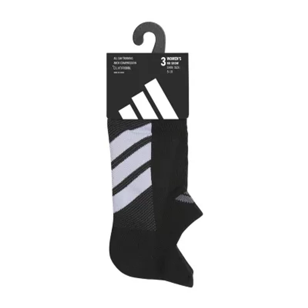 adidas All Day Training Womens Multi-Pack 3 Pair No Show Socks