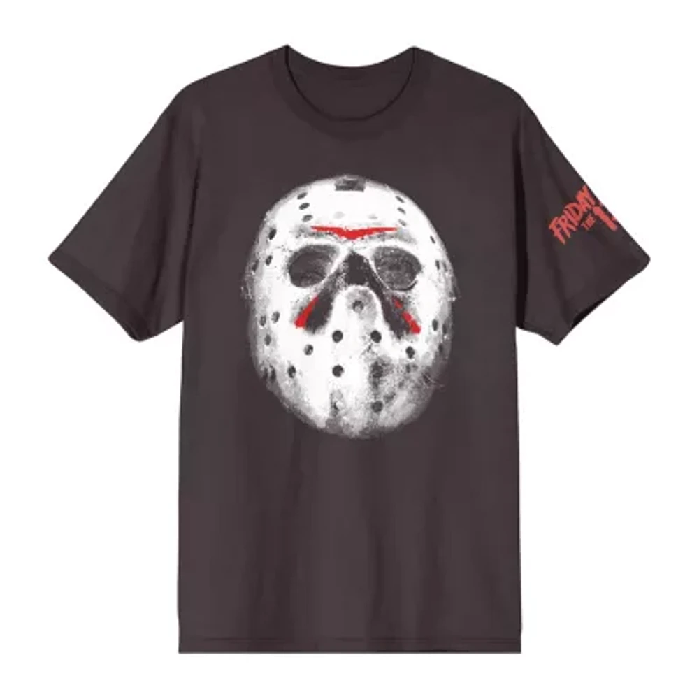 Friday The 13th Mens Crew Neck Short Sleeve 2-pc. Pajama Sets