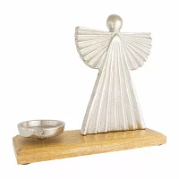 Northlight "10"" Angel Metal" Candle Holder