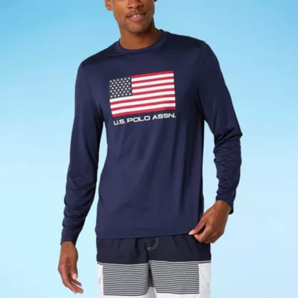 U.S. Polo Assn. Logo Swim Shirt