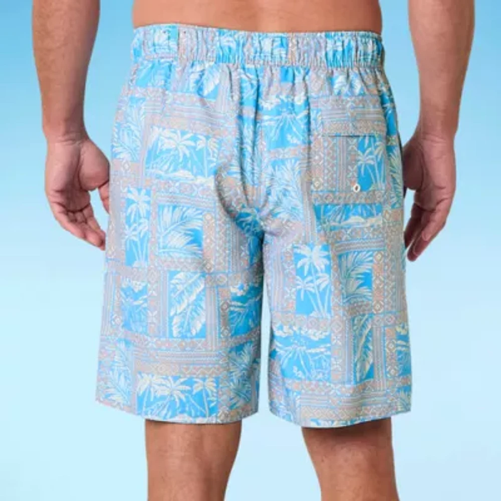 St. John's Bay E-Board Mens Floral Swim Shorts