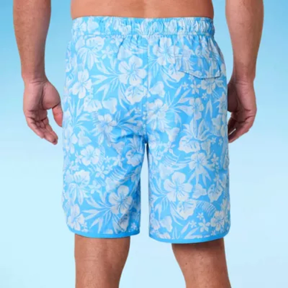 St. John's Bay Stretch Mens Floral Swim Trunks