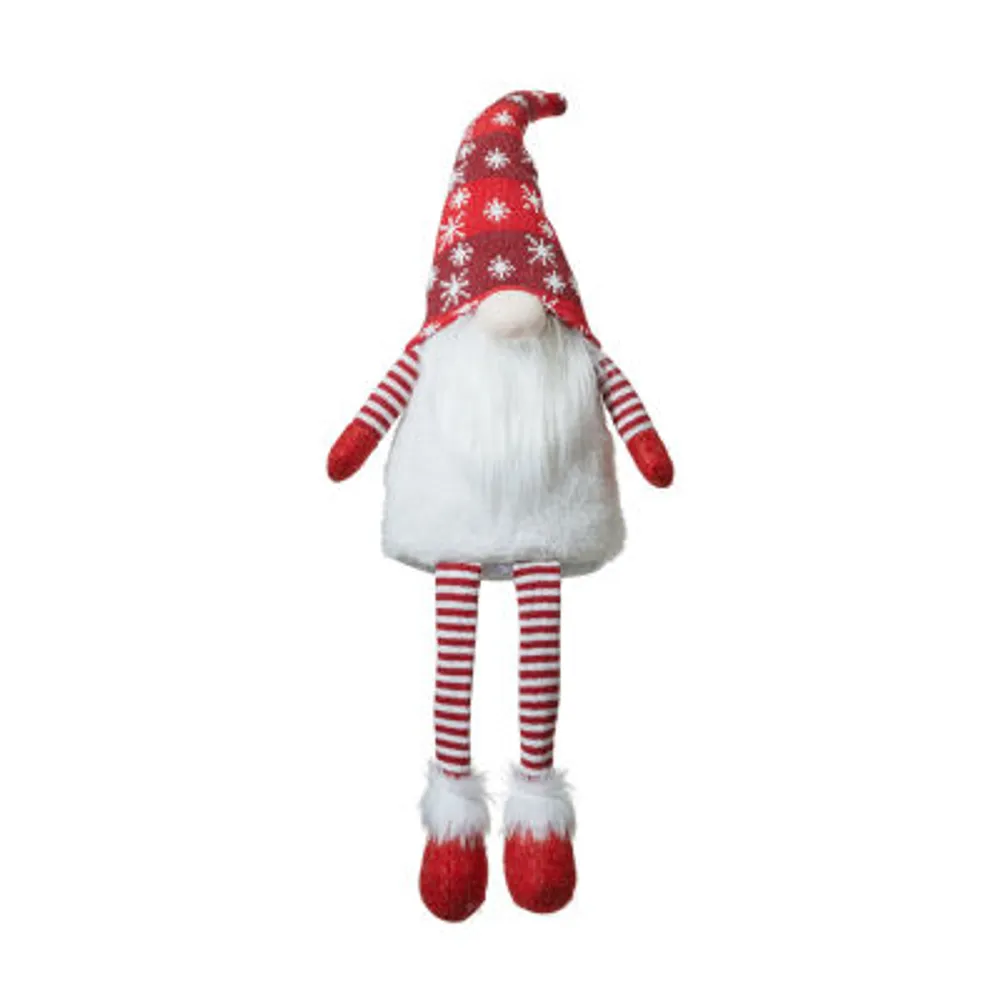 Glitzhome Shelf Sitter Christmas Gnome