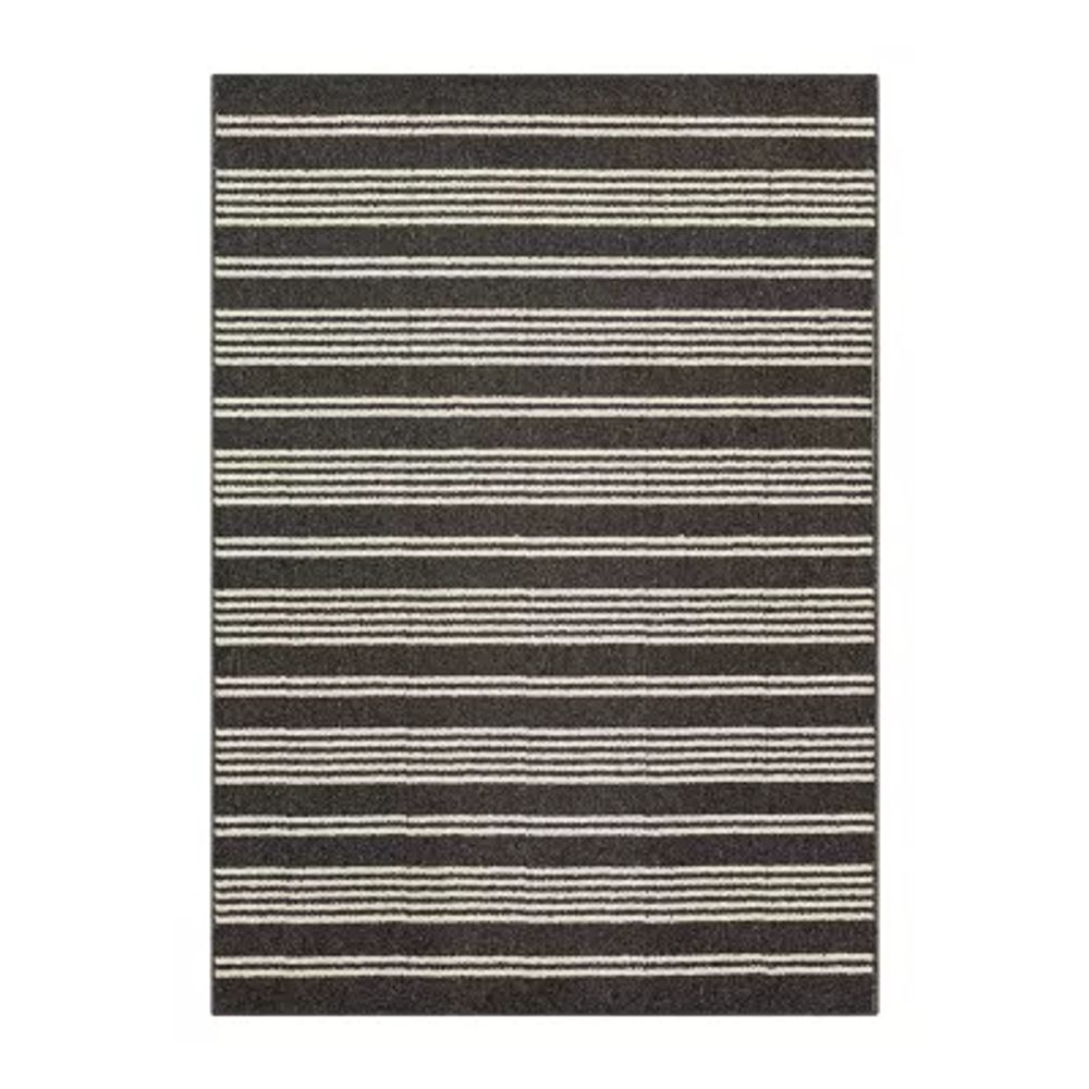 Mohawk Home Piping Stripe Indoor Rectangular Area Rug