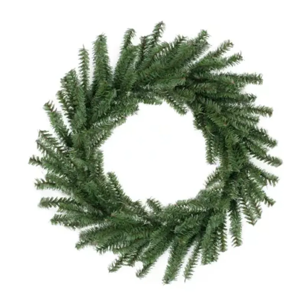 Mini Pine Artificial Christmas Wreath - 16-Inch Unlit