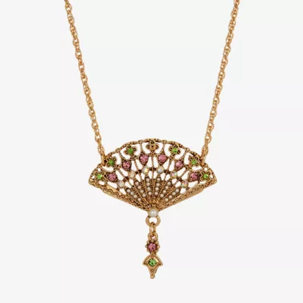 1928 Womens Alloy 16 Inch Pendant Necklace