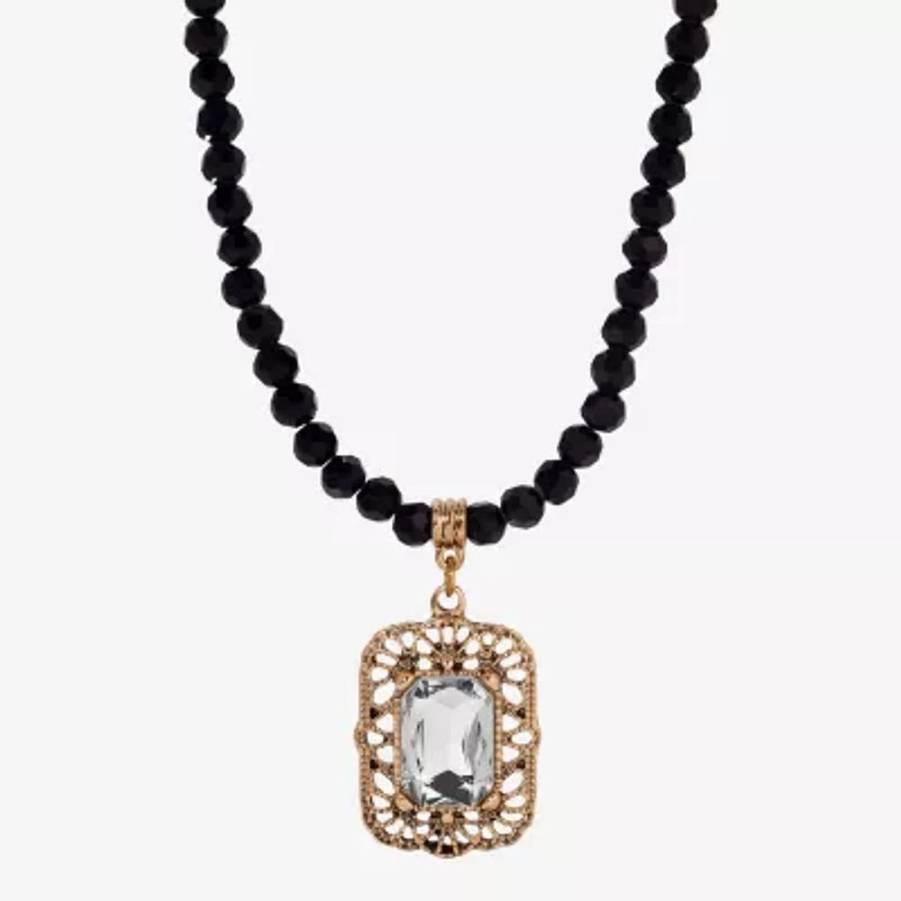 1928 Womens Alloy 15 Inch Pendant Necklace