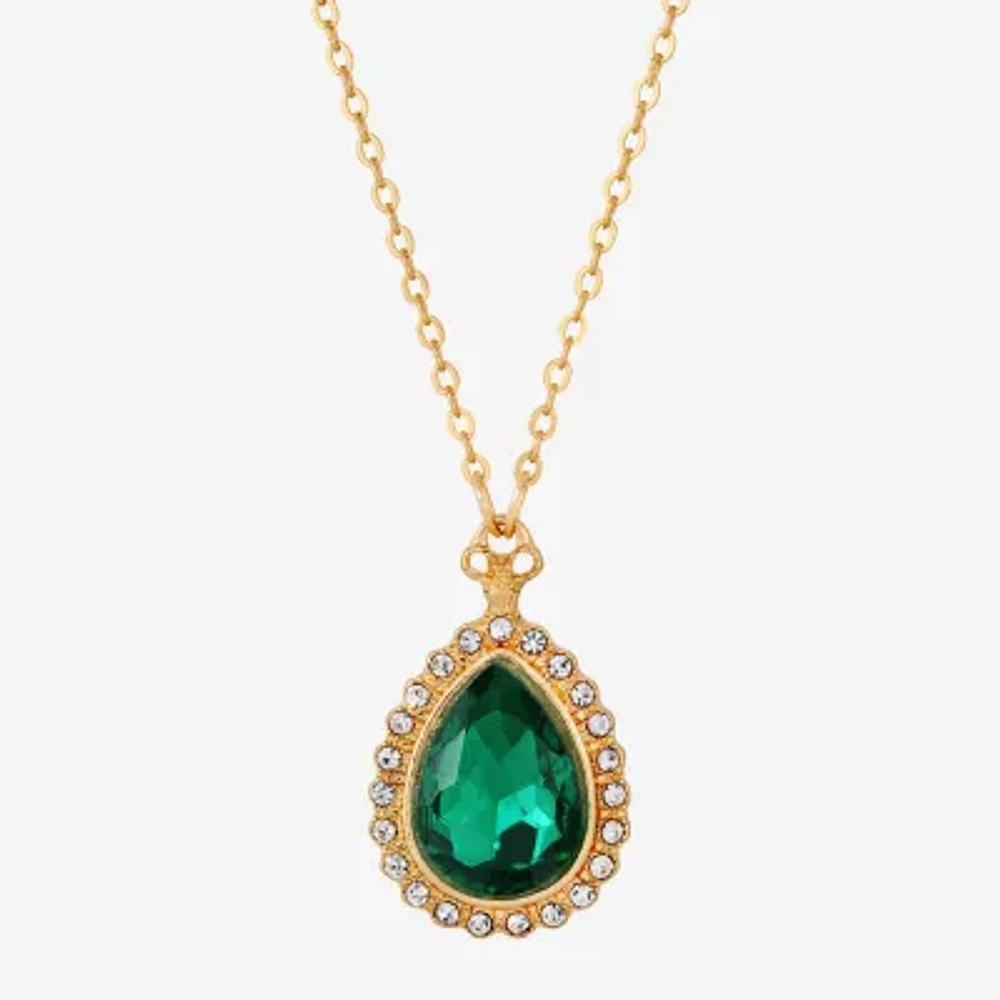 1928 Womens Alloy 16 Inch Pendant Necklace