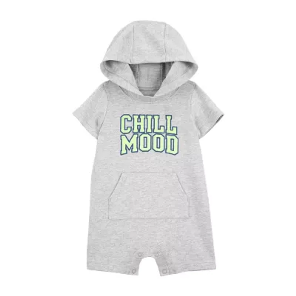 Carter's Baby Boys Short Sleeve Logo Romper