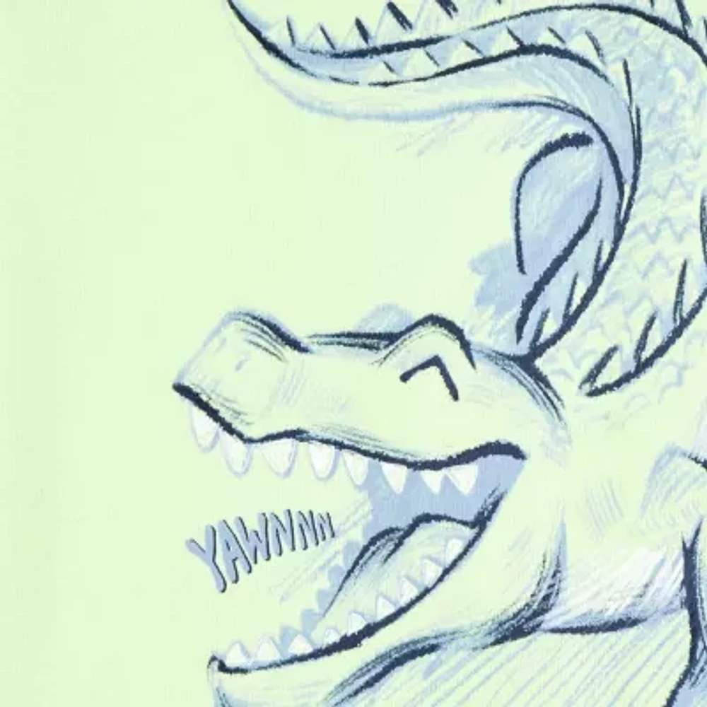 Carter's Baby Boys Rib Round Neck Short Sleeve 4-pc. Pajama Sets