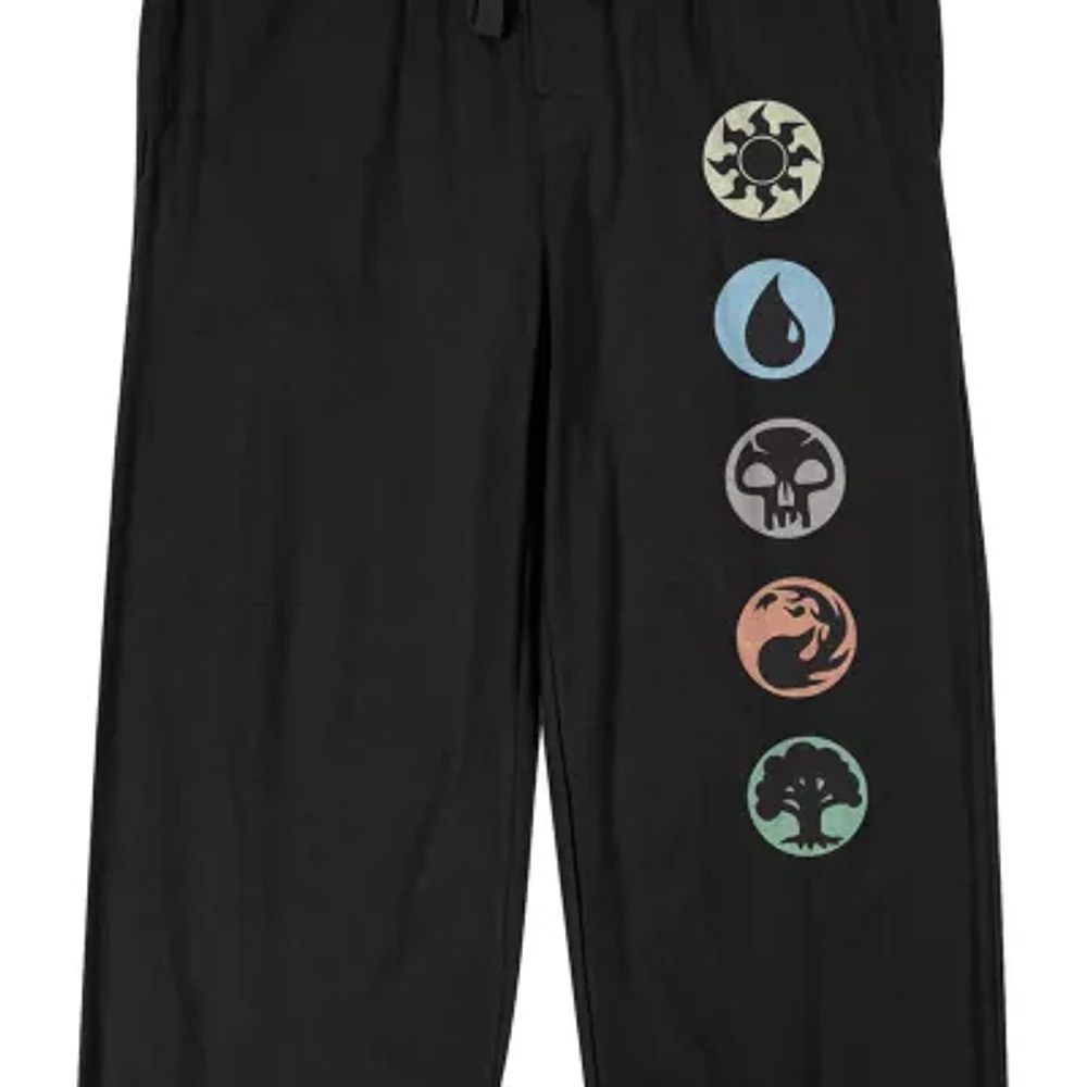 Magic The Gathering Mens Fleece 1 Pair Pajama Pants