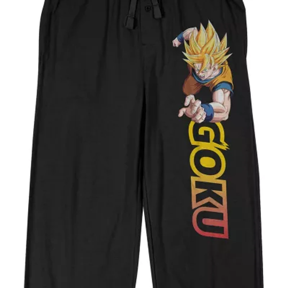 Dragon Ball Z Mens Fleece 1 Pair Pajama Pants