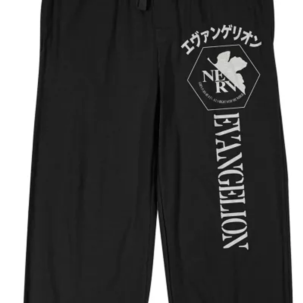 Neon Genesis Evangelion Mens Fleece 1 Pair Pajama Pants