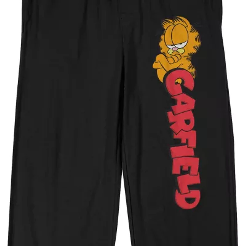 Garfield Mens Fleece 1 Pair Pajama Pants