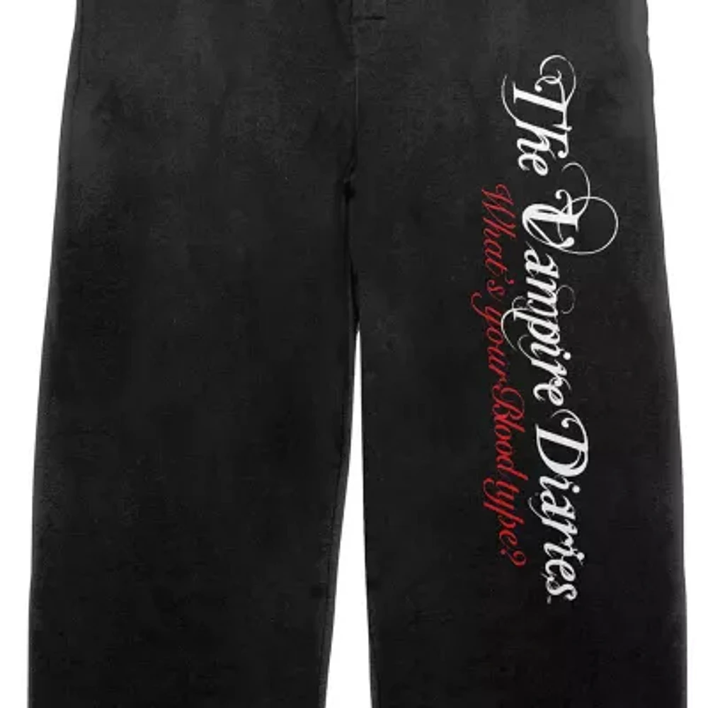 Vampire Diaries Mens Fleece 1 Pair Pajama Pants
