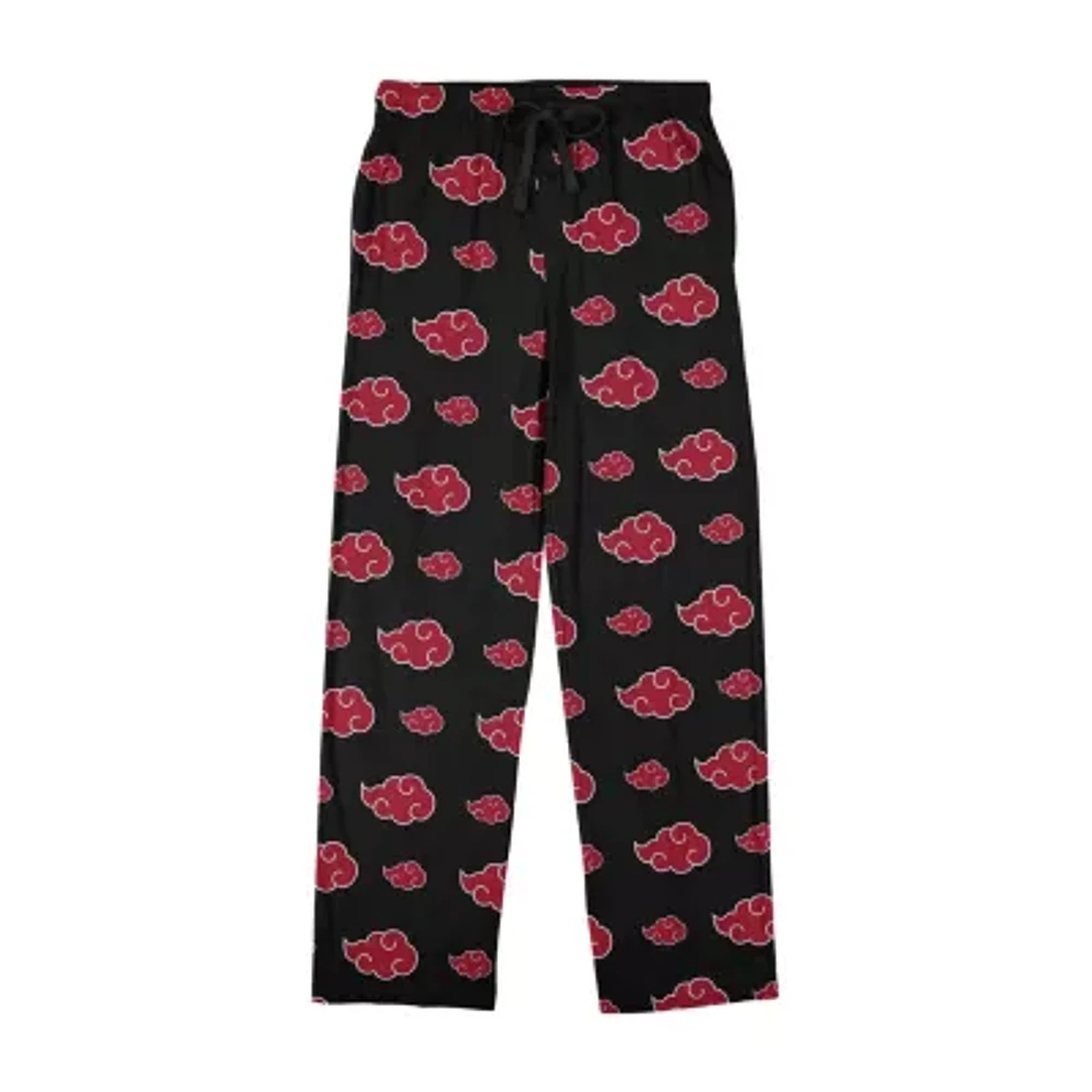 Naruto Shippuden Mens Fleece 1 Pair Pajama Pants