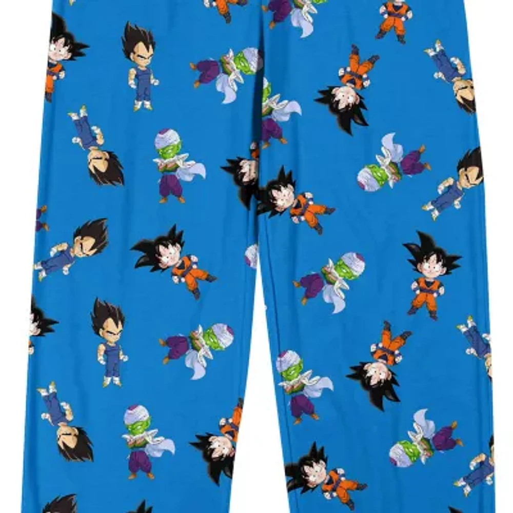 Dragon Ball Z Mens Fleece 1 Pair Pajama Pants
