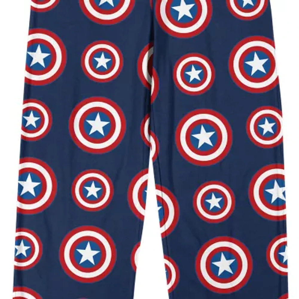 Marvel Captain America Mens 1 Pair Pajama Pants