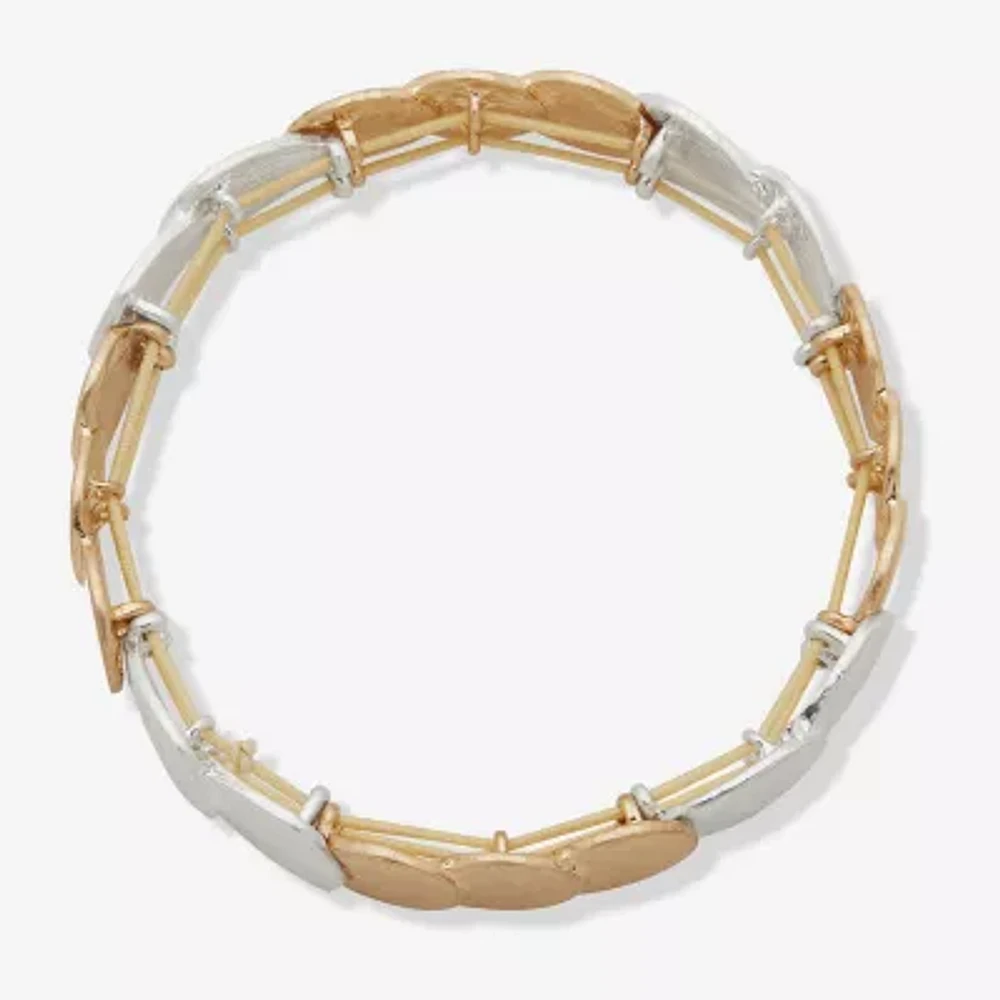 a.n.a Two Tone Womens Stretch Bracelet