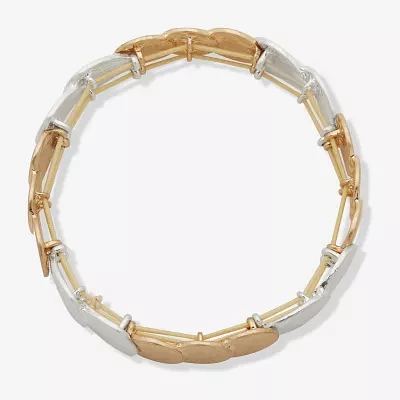 a.n.a Two Tone Womens Stretch Bracelet