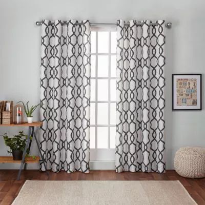 Exclusive Home Curtains Kochi Grommet Top Light-Filtering Set of 2 Curtain Panel