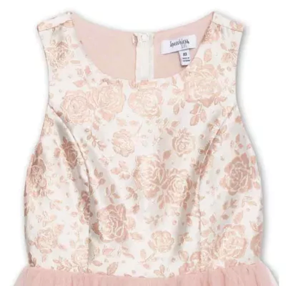 Speechless Big Kid Girls Sleeveless Flower Girl Fit + Flare Dress
