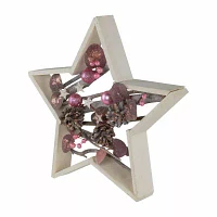 Northlight "14.5"" Star-Shaped Wood" Christmas Tabletop Decor