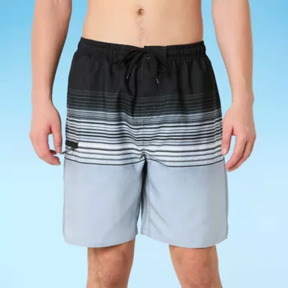 Burnside E-Board Striped Swim Shorts