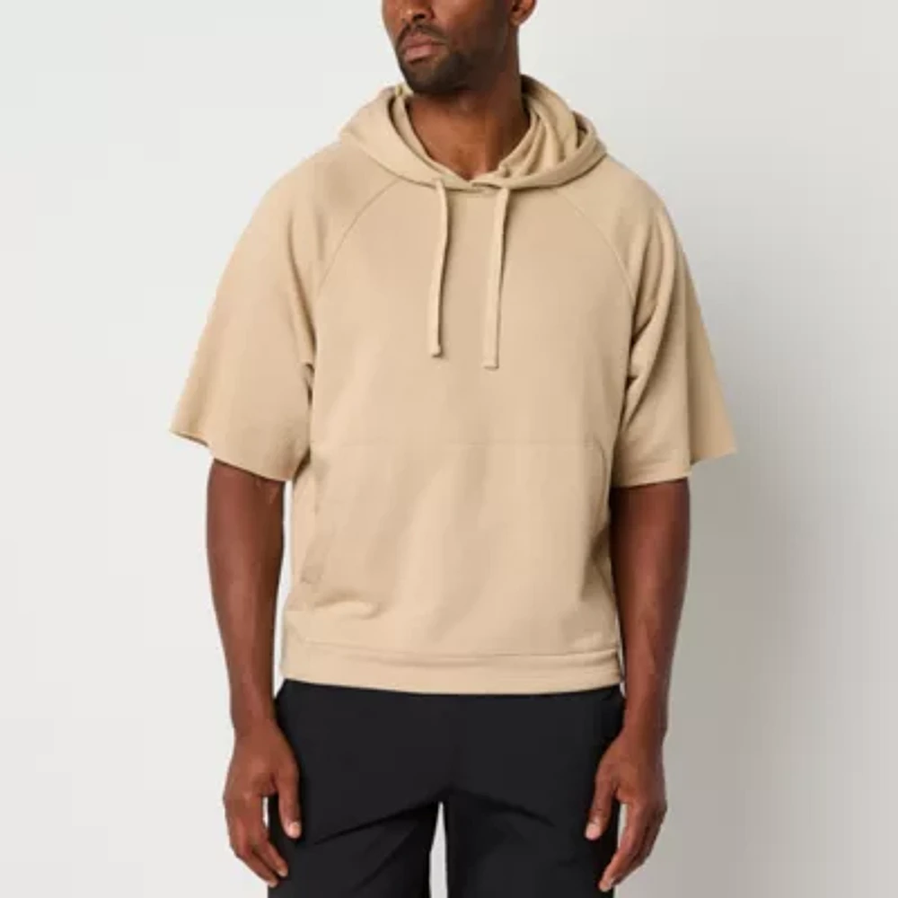 Xersion Terry Mens Short Sleeve Active Hoodie
