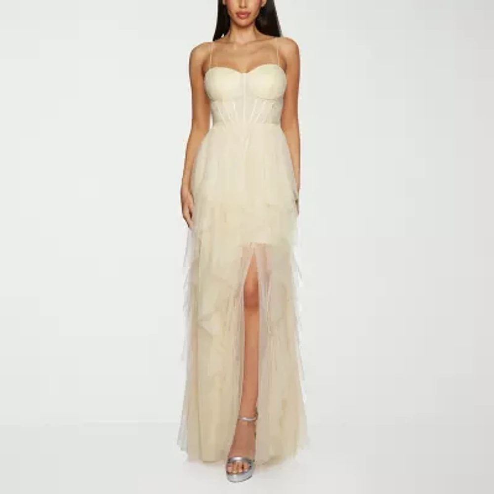 B. Smart Womens Sleeveless Juniors A-Line Dress