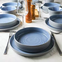 Stone + Lain Elica 24-pc. Stoneware Dinnerware Set