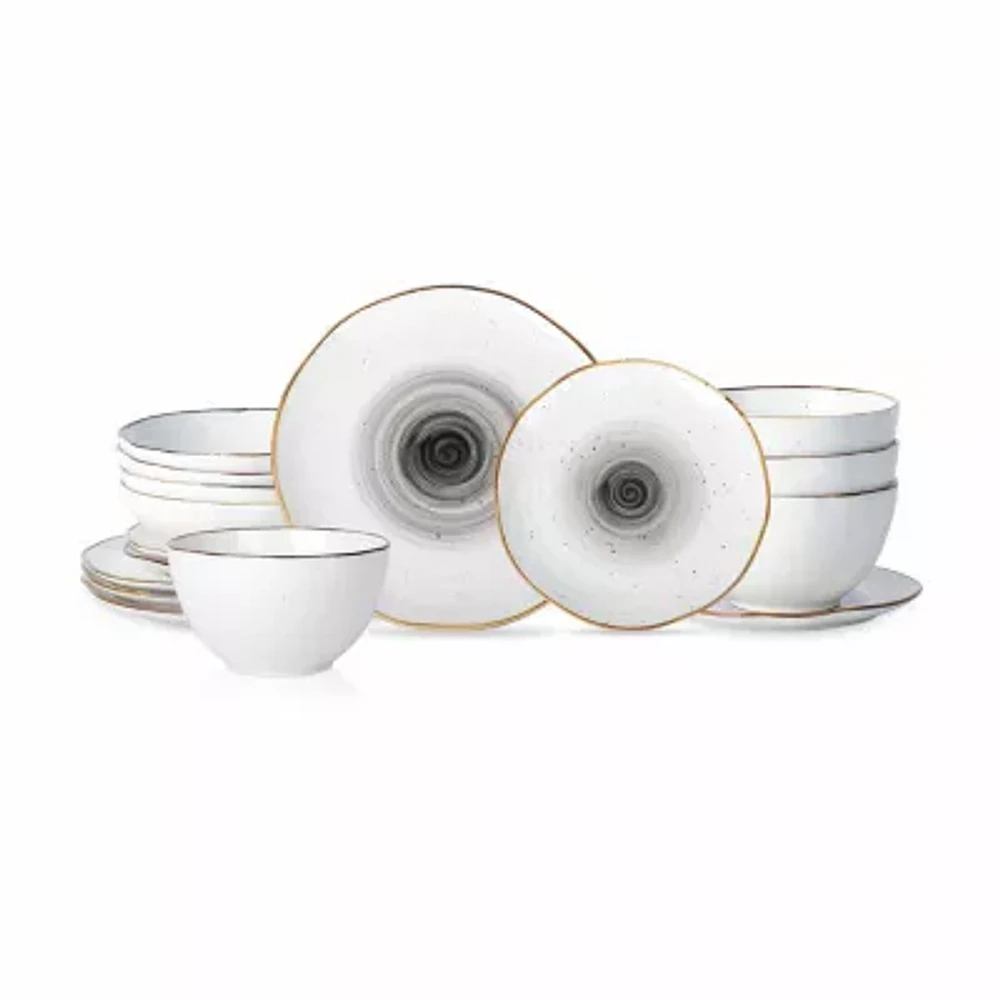Christian Siriano New York Luna 16-pc. Porcelain Dinnerware Set