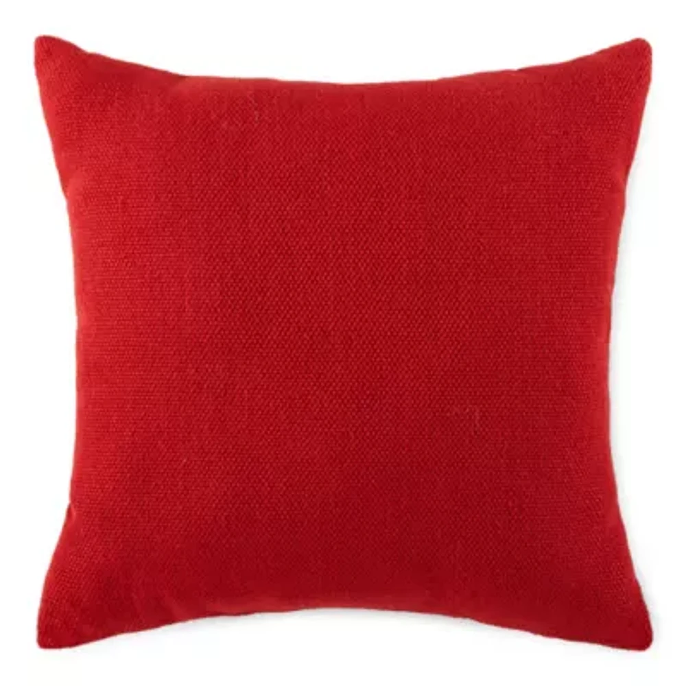 Outdoor Oasis 20x20 Textured Square Throw Pillow