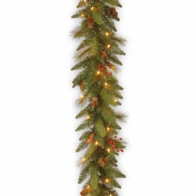 National Tree Co. Long Needle Pine Cone Christmas Indoor Outdoor Garland