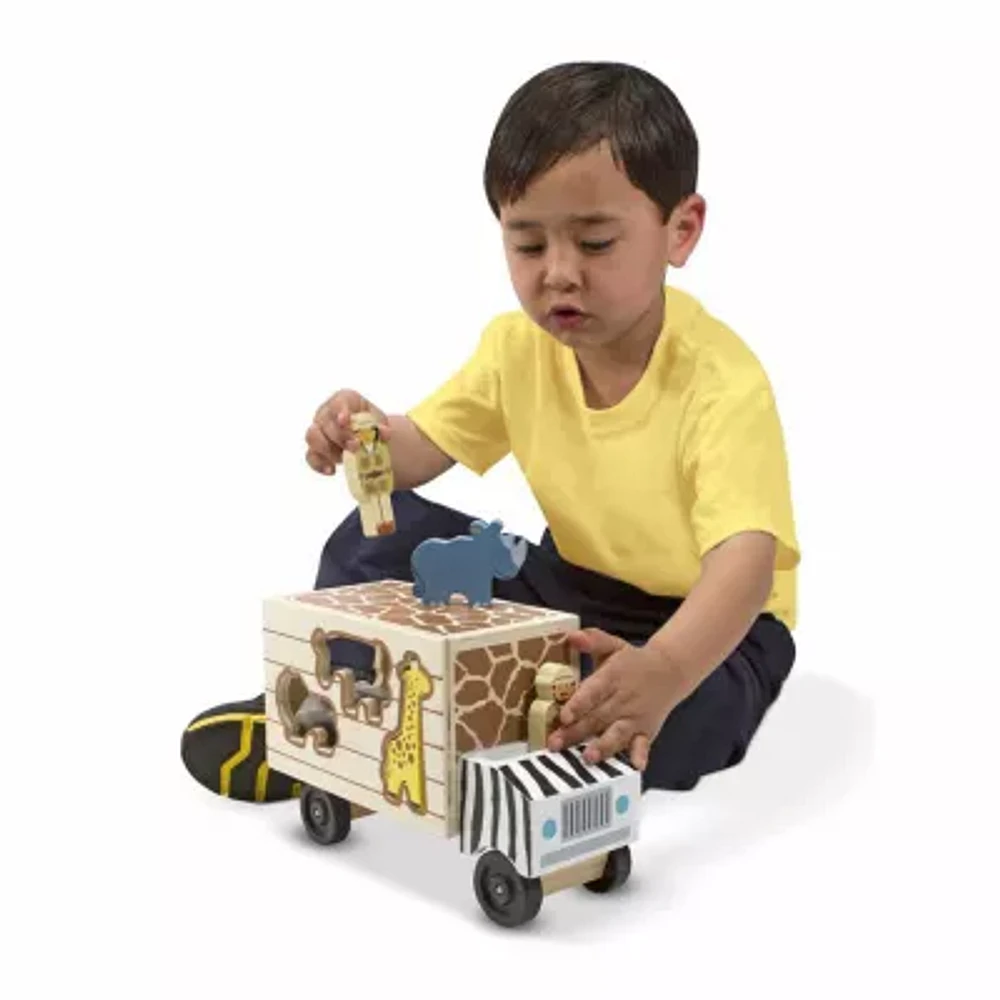 Melissa & Doug Safari Animal Rescue Truck Interactive Toy
