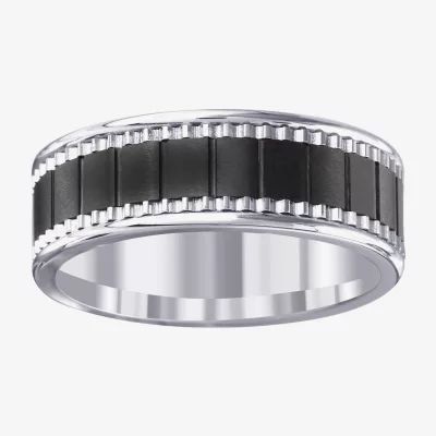 Mens 7MM Ceramic Wedding Band