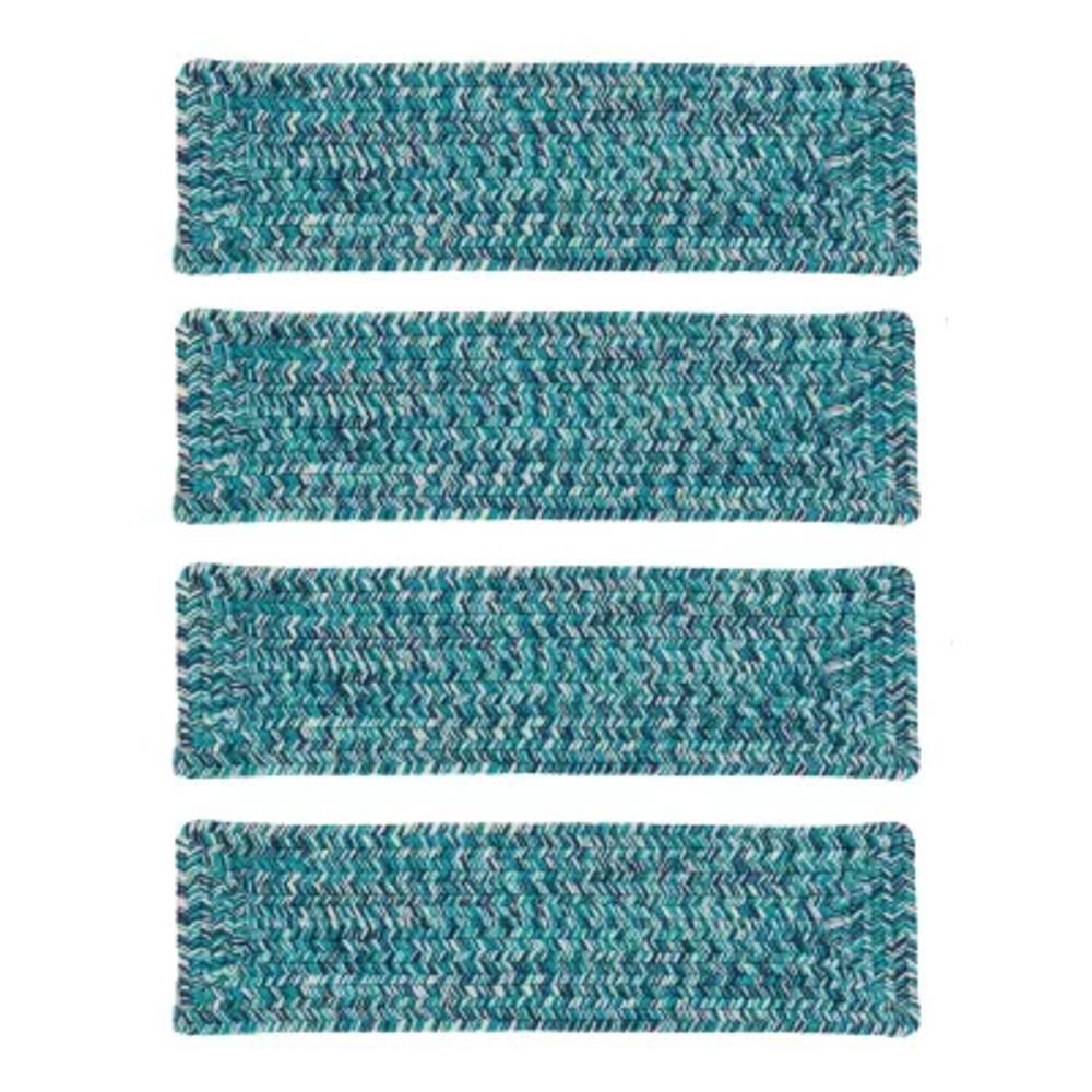 Colonial Mills Blaise Braided Rectangular Reversible Indoor Outdoor Stair Treads