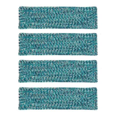 Colonial Mills Blaise Braided Rectangular Reversible Indoor Outdoor Stair Treads